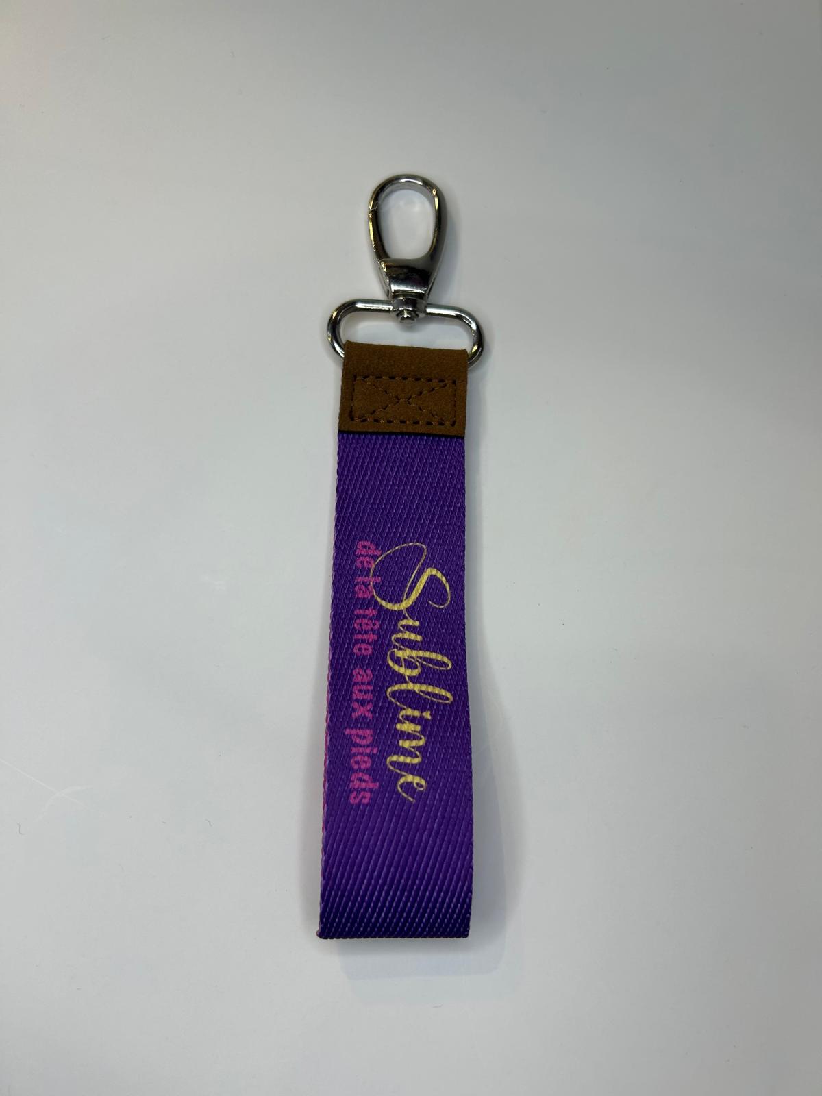 Porte-clés en tissu Sublime